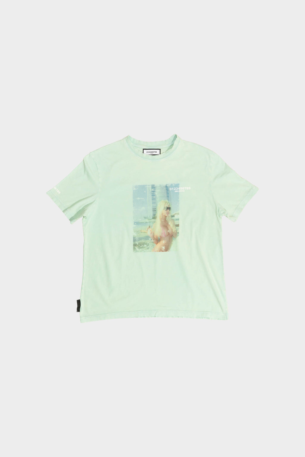 T2 T-SHIRT MINT PRINT