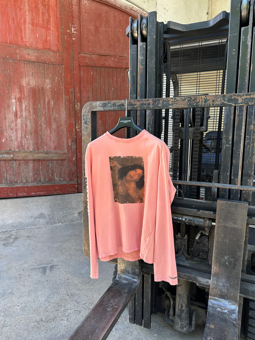 T3 LONG SLEEVE PINK PRINT