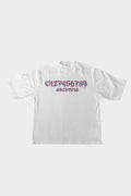T1 T-SHIRT WHITE LOGO BP