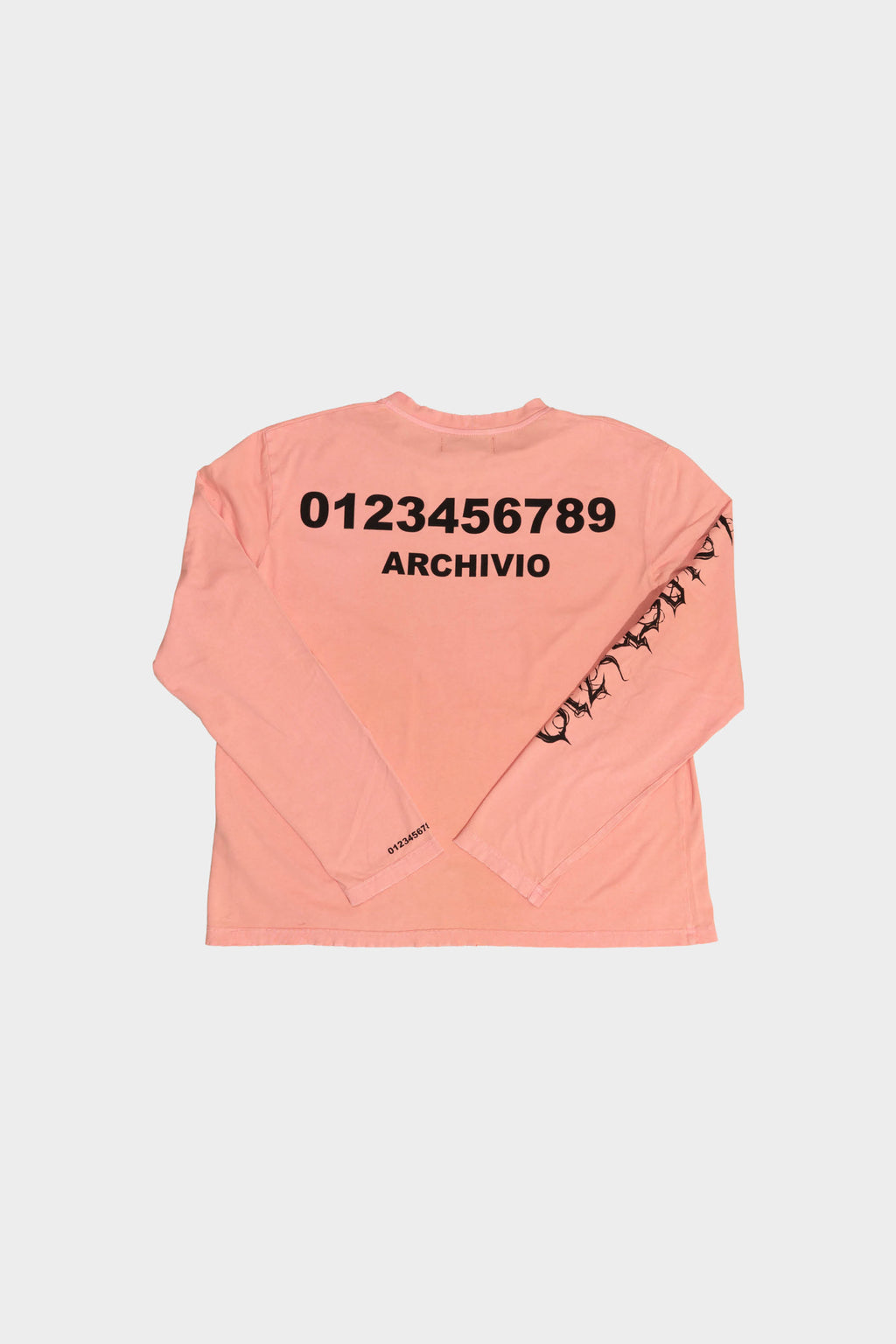 T3 LONG SLEEVE PINK LOGO B