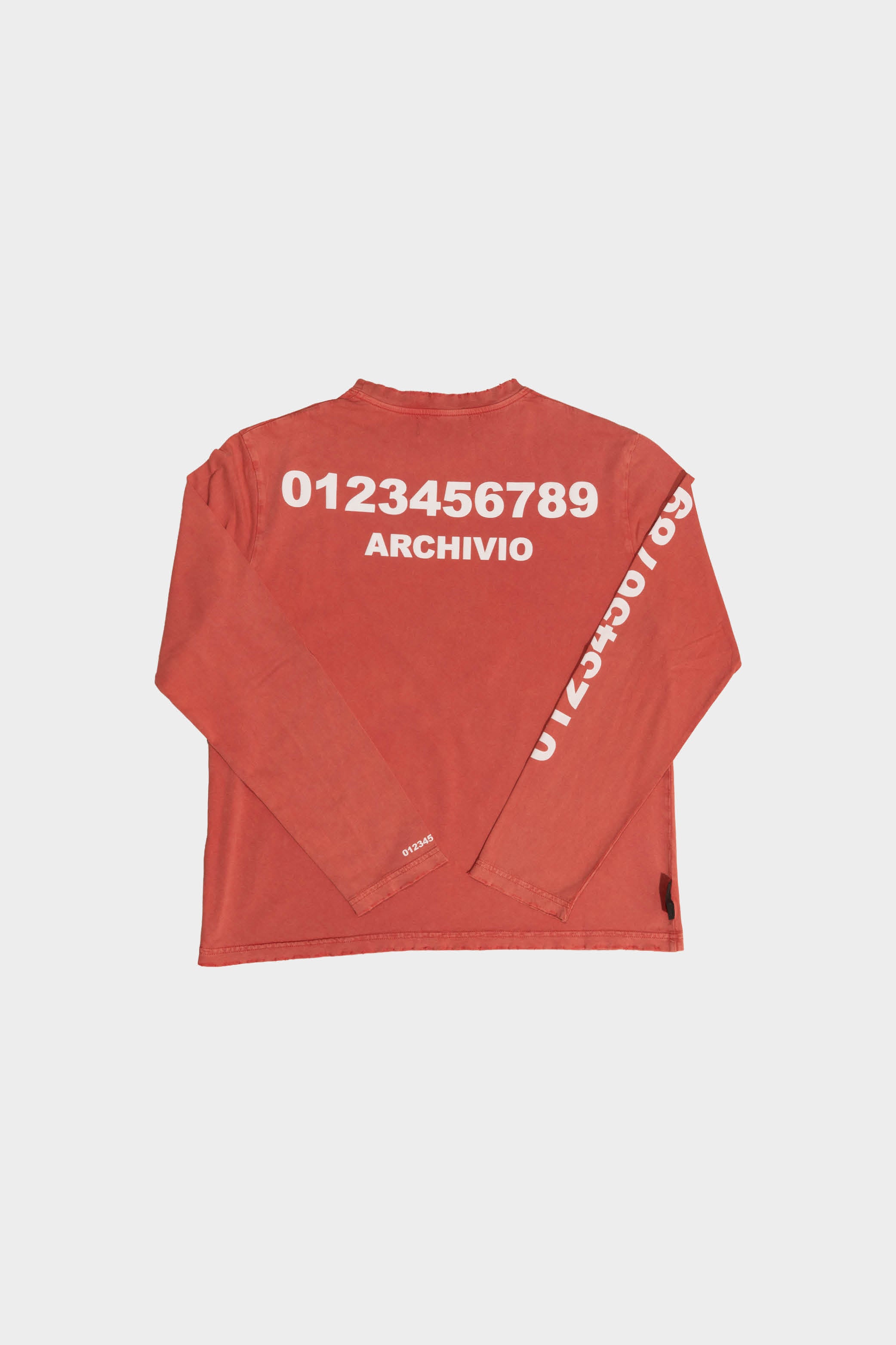T3 LONG SLEEVE RED LOGO W