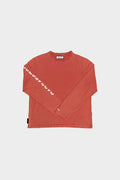 T3 LONG SLEEVE RED LOGO W