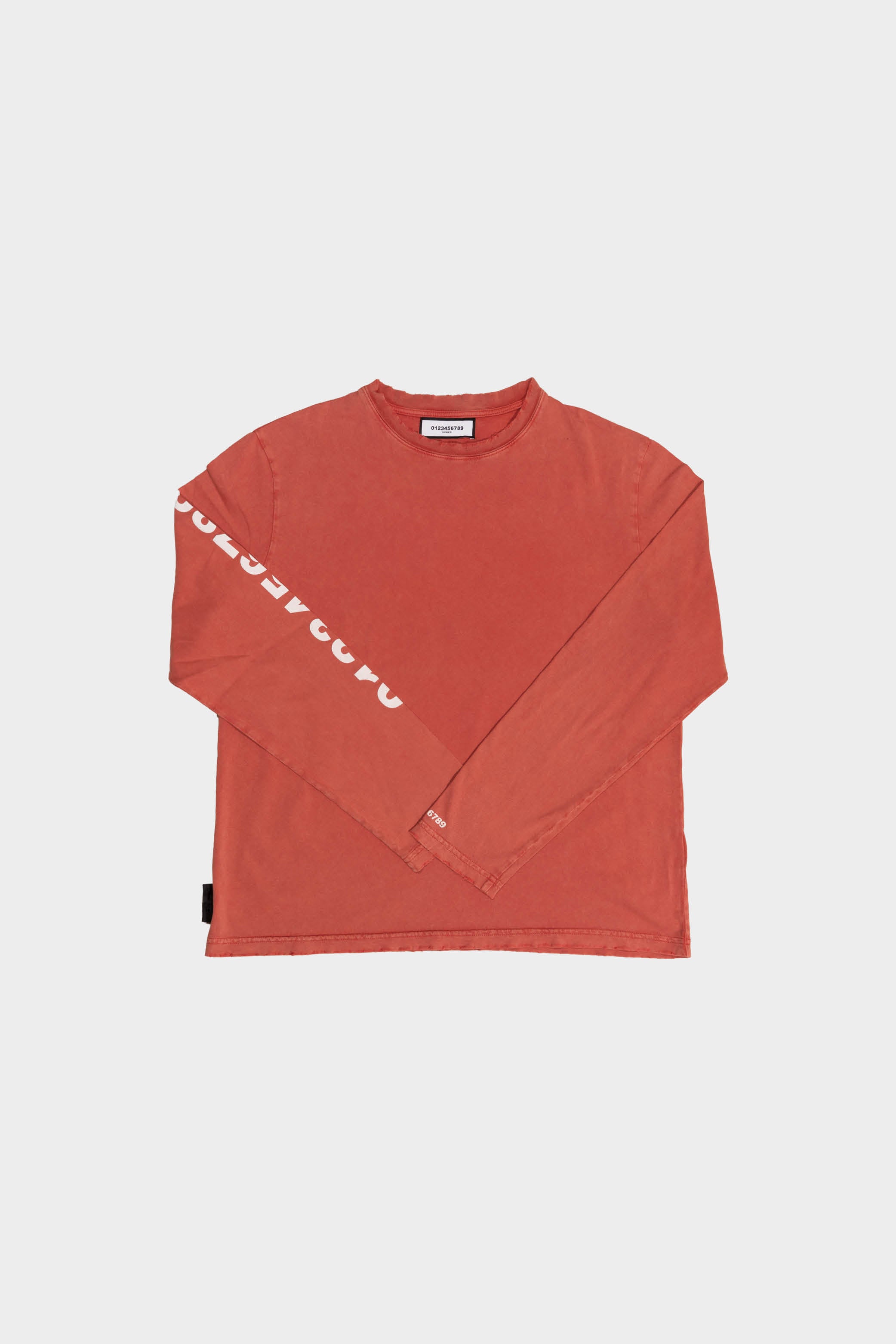 T3 LONG SLEEVE RED LOGO W