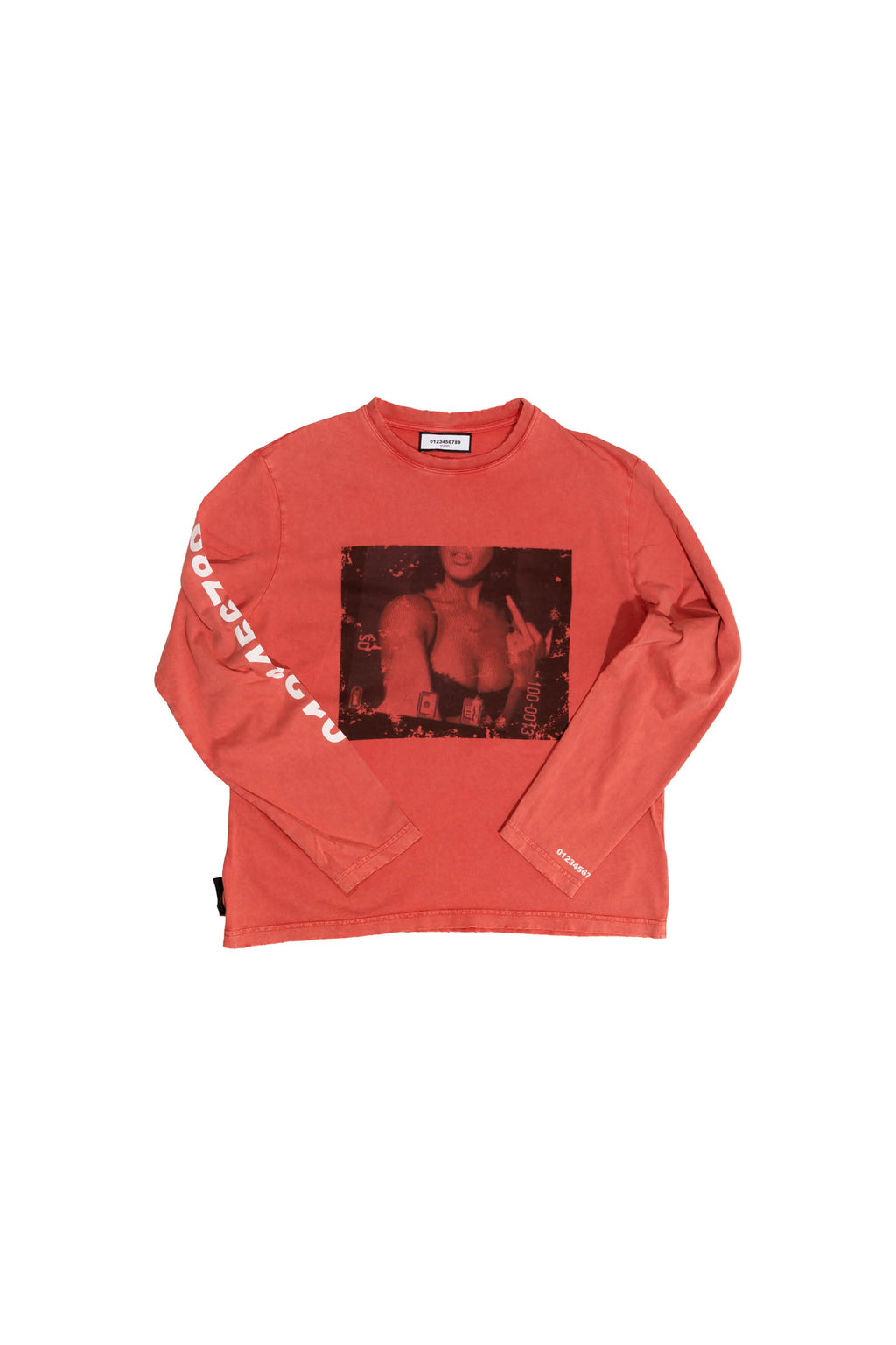 T3 LONG SLEEVE RED PRINT